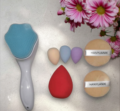 7-in-1 Complete Makeup Bundle – All-in-One Cosmetics Kit for Face, Eyes & Lips