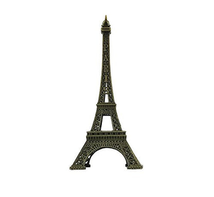 7-Inch Eiffel Tower Statue – Bronze Alloy Paris Souvenir | Home, Office & Event Decoration