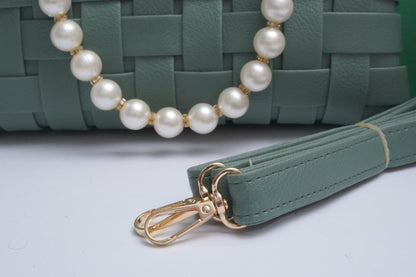 Women's PU Leather Plain Hand Bag