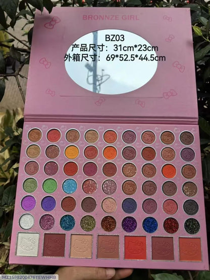 Multicolor Eyeshadow Kit - 1 Pcs High Pigmented Matte and Glitter