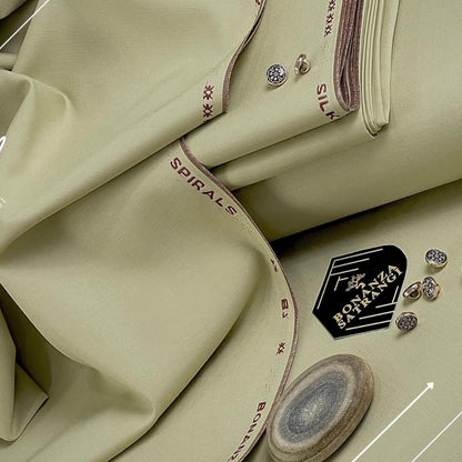 Men’s Unstitched Wash And Wear Plain Suit