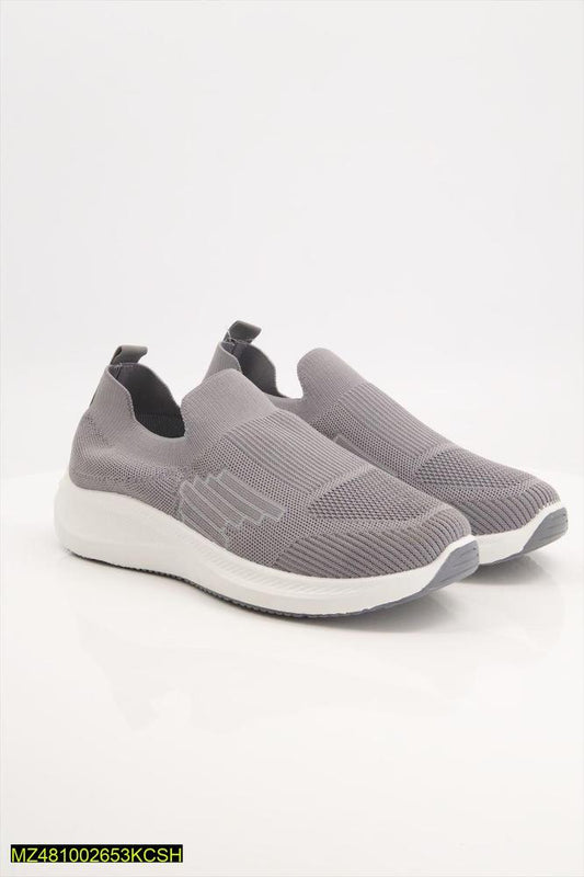 Slip On Jogging Lightweight Shoes-(8508)-Sketcher, Grey