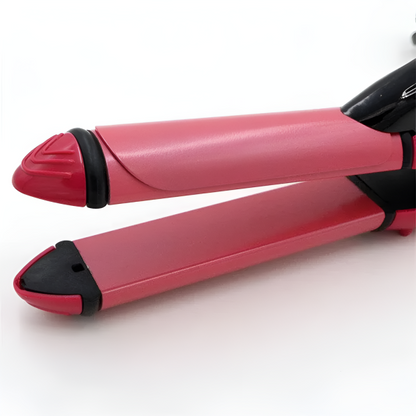Nova 2-in-1 Hair Straightener & Curler – NH-2009 | Quick Heat Ceramic Styling Tool